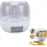 Rotating Storage Container - 5 KG - Storage Container - Food Container - Storage Jar - Food Dispenser - Cornflakes Dispenser - Cereal Dispenser - Rice Dispenser - BPA Free - For Breakfast Cereals - Rotating Food Dispenser With 6 Compartments - Kitchen Org