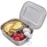 1400ml Lunchbox - Sandwich Box - Bento Box - Stainless Steel Food Containers - Adult Lunchbox - Sandwich Container - Metal Bento Lunchbox - Stainless Steel Food Storage Containers with Separate Compartments - Leakproof - Reusable - Microwave Safe