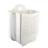 Collapsible Hanging Laundry Basket PP Wall Mounted Collapsible Laundry Hamper for Laundry Dorm Room (Large White)