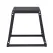 Plyometric Jump Box, 18 Inch Plyo Box, Steel Plyometric Platform and Jumping Agility Box, Anti-Slip Fitness Exercise Step Up Box for Home Gym Training, Conditioning Strength Training, Black