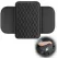 Thin Car Center Console Cover,Leather+Memory Foam Car Armrest Cover with 2 Storage Bags,Universal Car Storage Organizer Car Accessories Interior for Most Cars Trucks SUVs (Black)