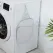 Collapsible Laundry Bag Foldable Laundry Hamper Large Laundry Basket Mesh Wall Mounted for Bathroom with Hook Grey Mesh