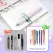 Paper Clip Pen Holder, Metal Pen Clips for Notebook - 8 Pcs Colorful Pen Clip Holder Planner Accessories, Colorful Cute Pen Clips (Only for Pens with a Thickness of Less Than 0.5 Inches)