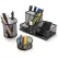 3-set Desk Organisers, Pen Holder For Stationeries & Pencils, Accessories