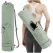 Green Beige Yoga Mat Bag Green Yoga Bag Yoga Mat Carrier Pilates Bag Fitness Accessories