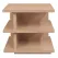 Hudson Oversized Square Side Table (Natural)