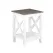 Coastal Side Table in White and Grey