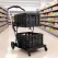 Artiss Shopping Trolley with Wheels 2 Layer w/2 Crates Foldable Trolley Black