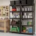 Giantz 2-Rack Garage Shelving 1.6X0.8m MDF Warehouse Shelves Storage Rack Black