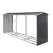 Giantz Firewood Storage Shed 334.5CM x 92CM Outdoor Log Rack Galvanised Steel Wood Holder