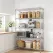 Artiss 5-Tier Kitchen Rack Shelf Shelving 120x45x179CM Adjustable Metal Storage Shelves
