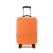 Orange 20 Inch Foldable Carry-on Suitcase with 360 Spinner Wheels and Combination Lock, Lightweight Space Saving Hard Shell Luggage for Australian Travel