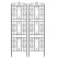 2 Pcs Large Metal Garden Trellis for Outdoor Yard & Patio
