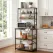 Artiss 6-Tier Kitchen Rack with 6 Hooks Microwave Storage Shelf 80cm x 167cm