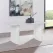 Dining Table Sintered Stone Top MDF Table Base High Glossy White