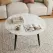 Minimalist Marble Effect Round Coffee Table
