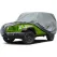 Heavy Duty Jeep 2dr Car Cover, Custom Fit Jeep Wrangler 2 Door CJ YJ JK JL Waterproof All Weather for Automobiles, Full Car Cover - Sun, Rain & UV Protection