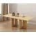 Oak Melamine Dining Table 6 Seater
