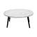 Oval Coffee Table Mid Century Modern Minimalist Display