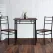 Artiss Dining Table And Chairs Set fo 3 Walnut