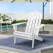 Gardeon Adirondack Outdoor Chairs Wooden Beach Chair Patio Furniture Garden White