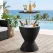 Gardeon Outdoor Bar Table Portable Ice Bucket Cooler 30L Adjustable Top Black
