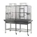 YES4PETS XL 184 cm Bird Cage Pet Parrot Aviary  Perch Castor Wheel Removable Divider