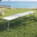 Gardeon 180cm Folding Garden Bench Portable Trestle Seat HDPE Fold In Half White