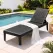 Gardeon Sun Lounge Adjustable Lounger Patio Outdoor Furniture Lightweight Black