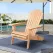 Gardeon Adirondack Outdoor Chairs Wooden Beach Chair Patio Furniture Garden Natural