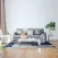 200x300cm Large Floor Blue Abstract Rug – Modern Area Carpet for Bedroom & Lounge