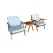 PENCIL SIDE TABLE AND SOFA ARMCHAIR