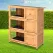 i.Pet Rabbit Hutch Chicken Coop 91.5cm x 46cm x 116.5cm Chicken Coop Large House Cage Run Wooden Outdoor