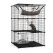 CARLA HOME Large Cat Cage Diy Enclosure, 3 Tier Pet Playpen Cat Kennel