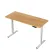 Artiss Standing Desk Height Adjustable 140cm Ergonomic Office Desk Oak