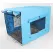 YES4PETS 24' Portable Foldable Dog Cat Rabbit Collapsible Crate Pet Cage with Blue Cover Mat