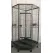 YES4PETS 162cm Large Corner Bird Cage Pet Parrot Aviary Perch Castor Wheel