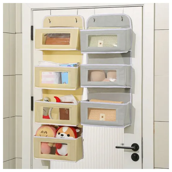 Storage Bag - Door Storage Bag - Large Capacity - Multi-Layer - Toys - Miscellaneous - Storage Bag - Student Dorm Storage Rack - 3 Layers
