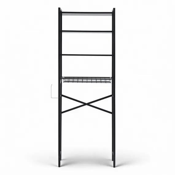 Artiss Over Toilet Bathroom Storage Rack Space Saving 4 Tier Organiser White