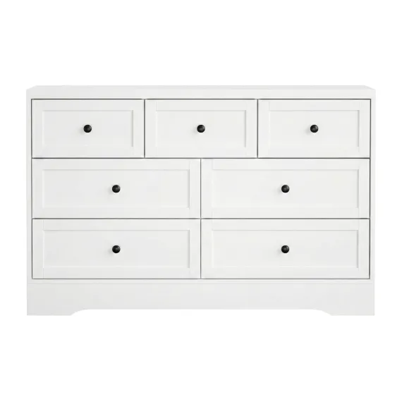 Artiss 7 Chest of Drawers Dresser Table White