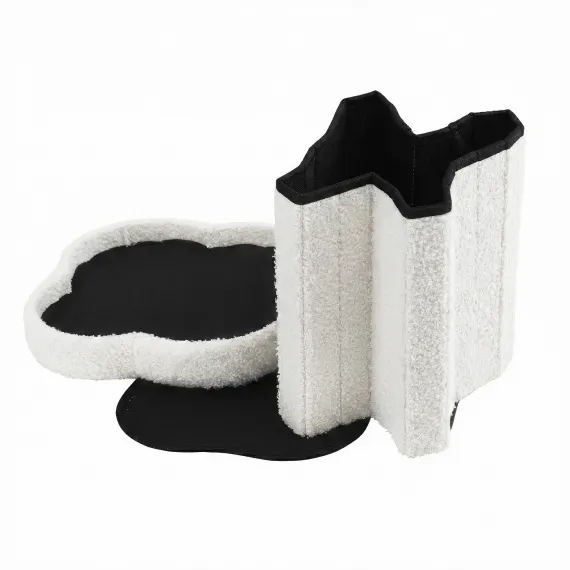Artiss Storage Ottoman Foot Stool Foldable White