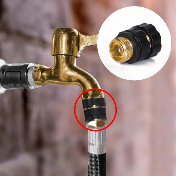 Garden Hose Quick Connect + Hose Reel Parts Fittings