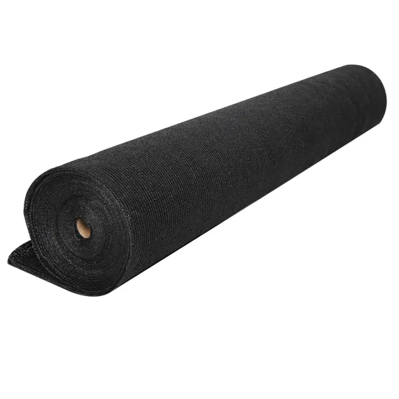 Instahut 70% Shade Cloth 3.66x30m Shade Cloth Sail Heavy Duty Shadecloth Garden Mesh Roll BK