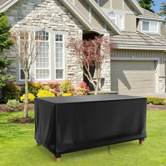 Rectangular Garden Furniture Cover, Waterproof Outdoor Protective Cover for Lounge Sofas, Patio Tables and Garden Sets