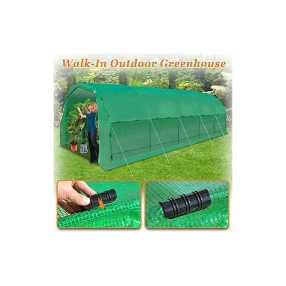 20 Pieces Greenhouse Clips, Hose Clamps for Fixing Covers to Garden Greenhouses, Films, Plants, 25mm