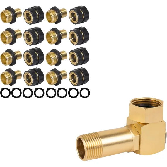 Garden Hose Quick Connect + Hose Reel Parts Fittings