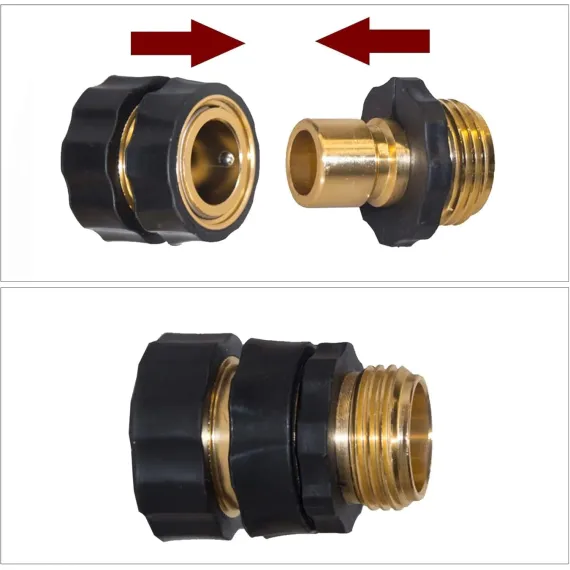 Garden Hose Quick Connect + Hose Reel Parts Fittings