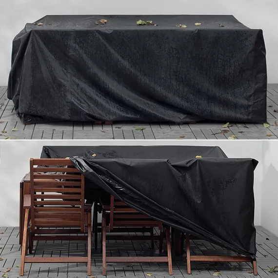 Garden Furniture Cover - 240*140*90 cm - Garden Furniture Protective Cover - Protective Cover for Table (Rectangular) - Lounge Set Cover - Garden Table Cover - Waterproof - Windproof - Dustproof Oxford Fabric - Furniture Covers - with drawstring - for Tab