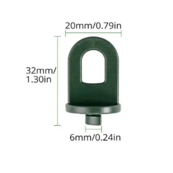 Greenhouse Hanging Clamps 50pcs Plant Crop Clips Hooks for Greenhouse Gardening