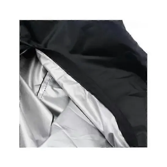 1 Piece 420D Outdoor Cushion Storage Bag, Waterproof Oxford Fabric with Zip and Handles for Patio Furniture, Black, 173 x 76 x 51 cm